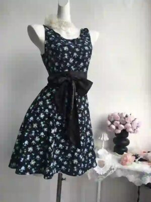 Vintage Polka Bodycon Dress